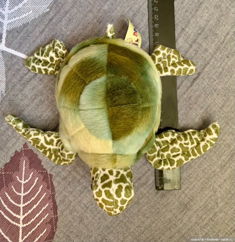 Мягкая игрушка - черепаха водная) (фото 10)
