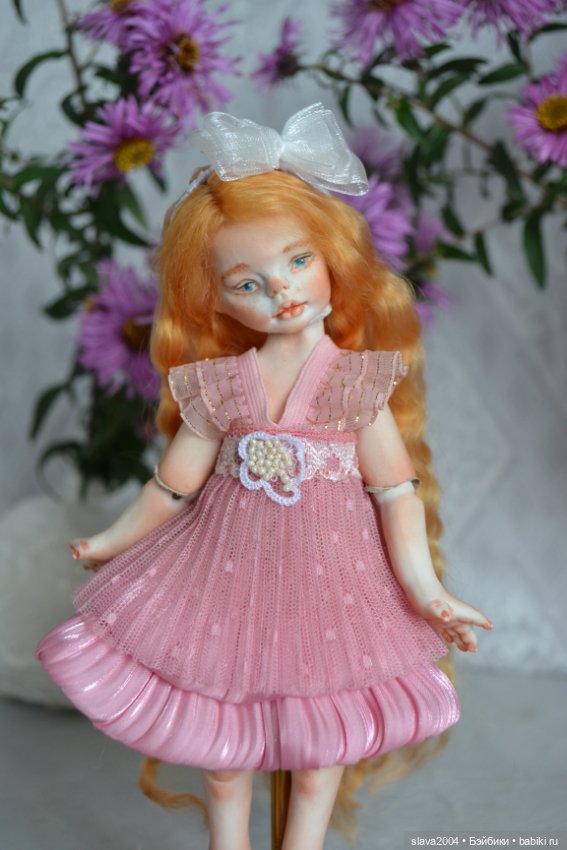 Шарнирная фарфоровая красотка 18см (фото 9)