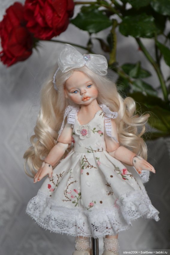 Шарнирная фарфоровая красотка 18см (фото 5)