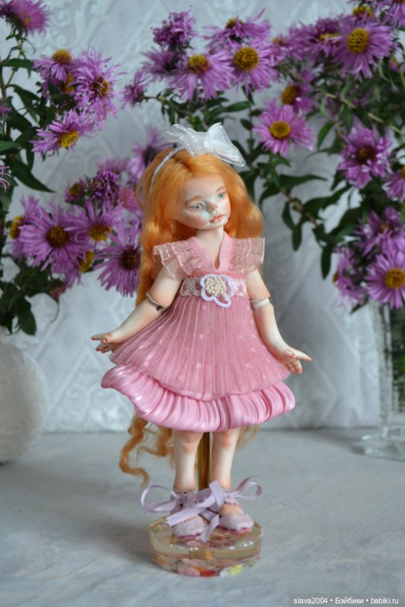 Шарнирная фарфоровая красотка 18см