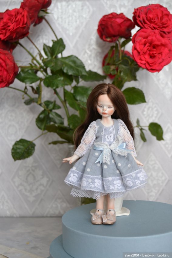 Шарнирная фарфоровая красотка 18см