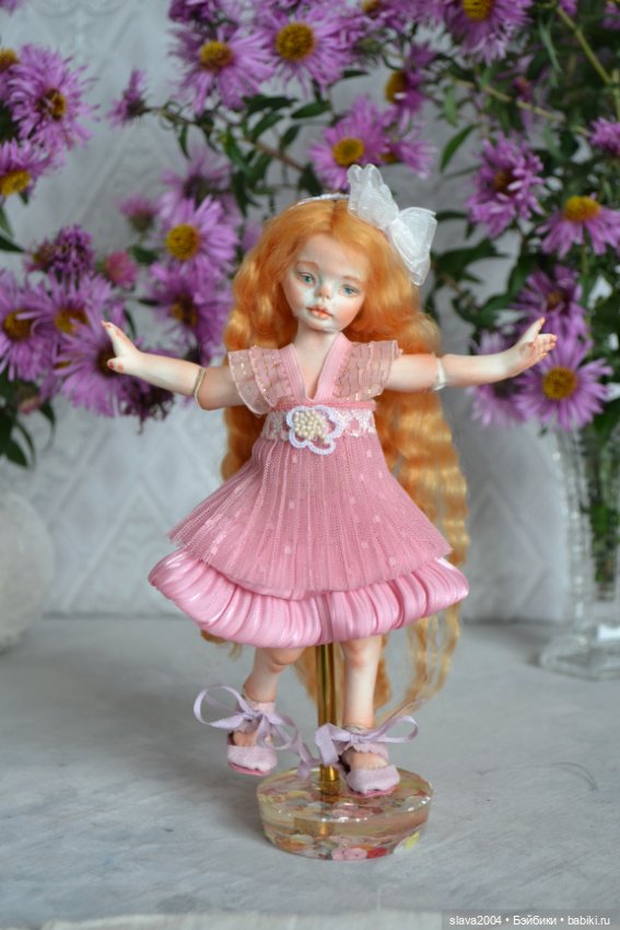 Шарнирная фарфоровая красотка 18см (фото 10)