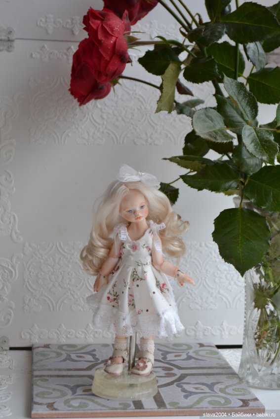 Шарнирная фарфоровая красотка 18см (фото 9)