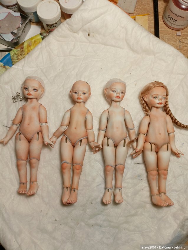 Шарнирная фарфоровая красотка 18см (фото 6)