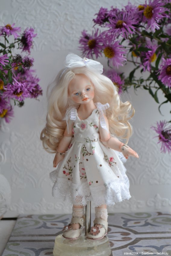 Шарнирная фарфоровая красотка 18см (фото 8)