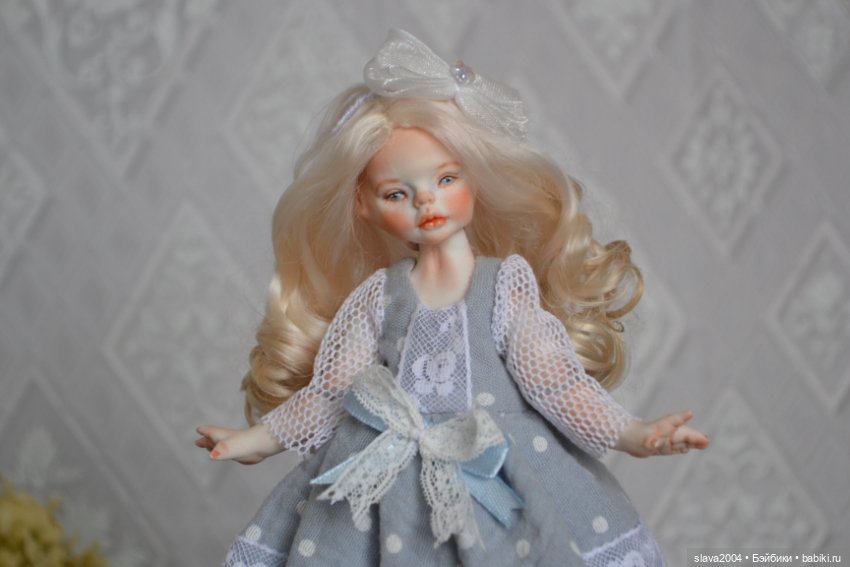 Шарнирная фарфоровая красотка 18см (фото 10)