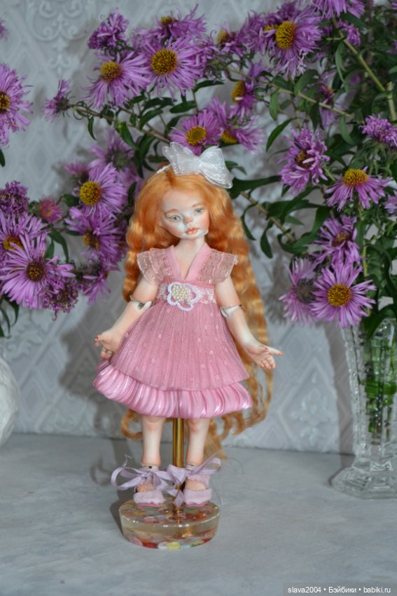 Шарнирная фарфоровая красотка 18см