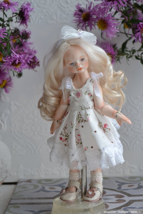 Шарнирная фарфоровая красотка 18см (фото 7)