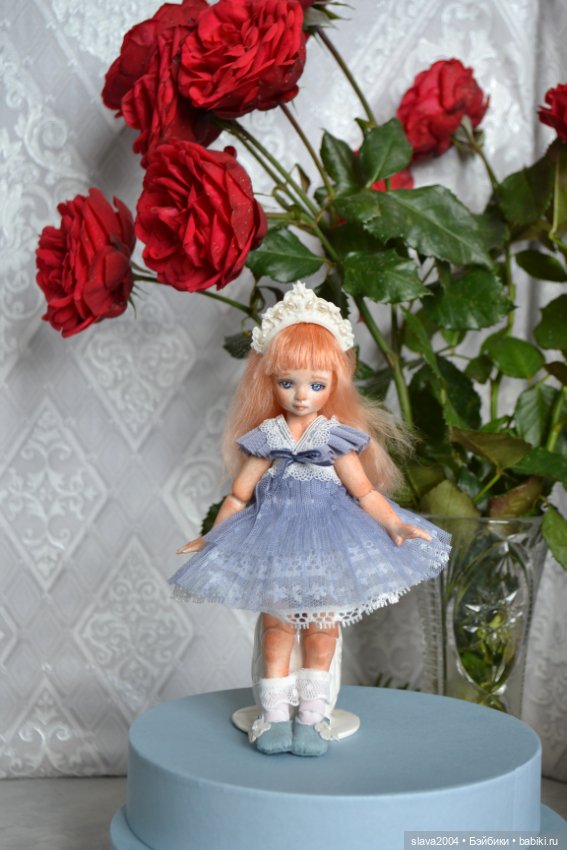 Шарнирная фарфоровая красотка 18см (фото 5)