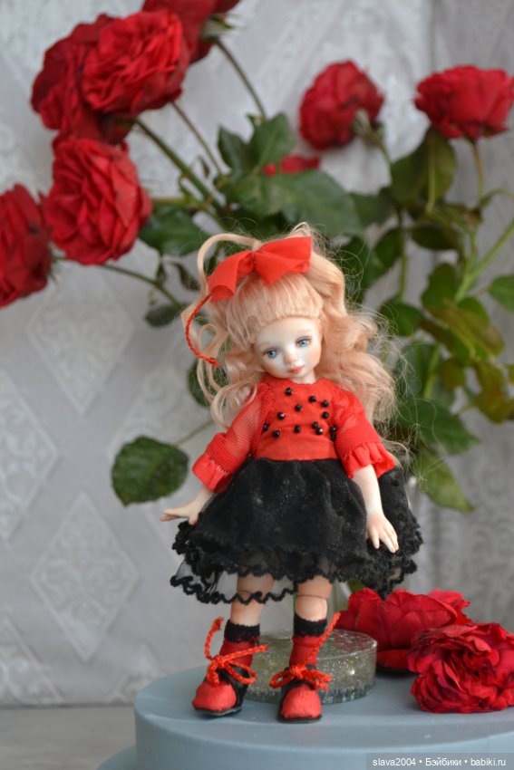 Шарнирная фарфоровая красотка 18см (фото 7)