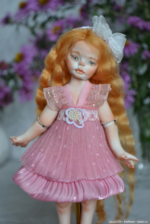 Шарнирная фарфоровая красотка 18см (фото 7)