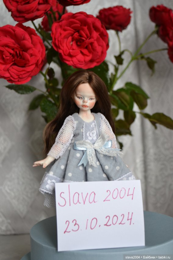 Шарнирная фарфоровая красотка 18см