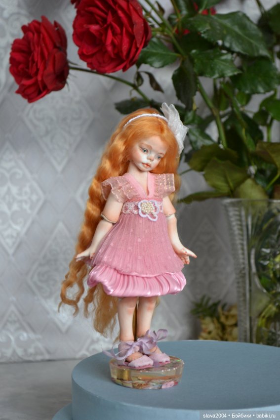 Шарнирная фарфоровая красотка 18см (фото 2)