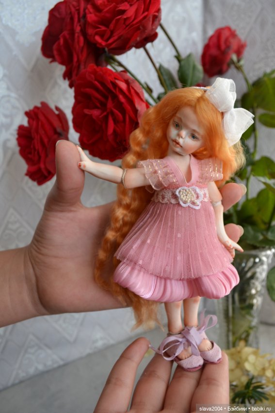 Шарнирная фарфоровая красотка 18см (фото 5)