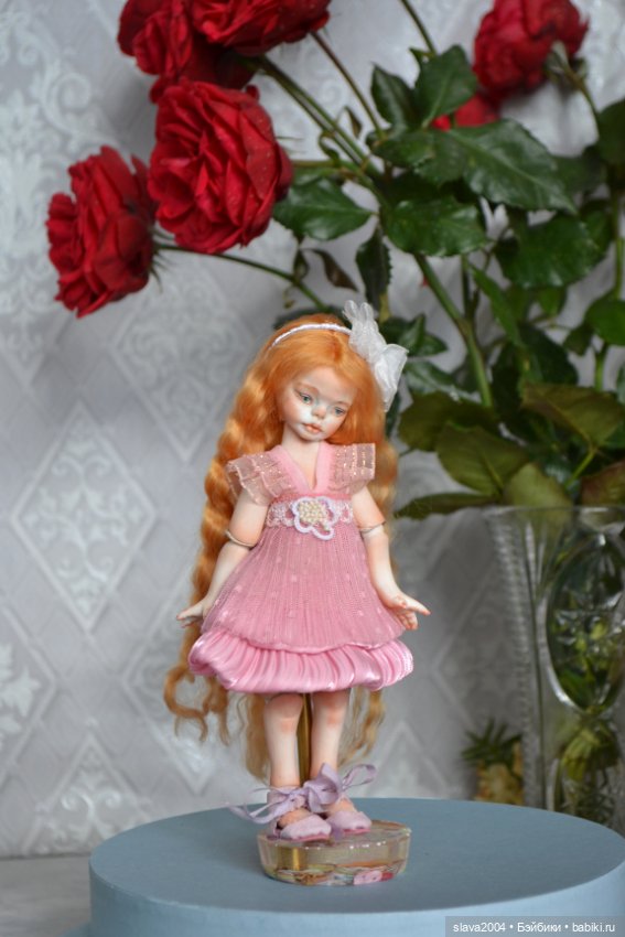 Шарнирная фарфоровая красотка 18см (фото 3)