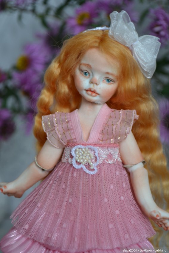 Шарнирная фарфоровая красотка 18см