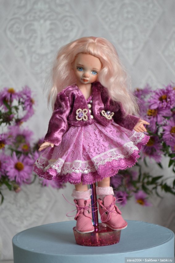 Шарнирная фарфоровая красотка 18см (фото 10)