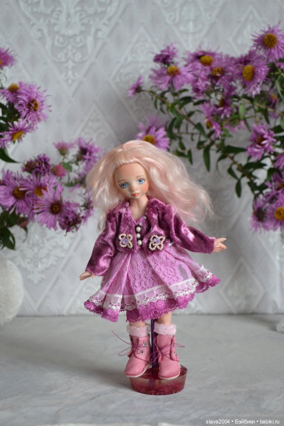 Шарнирная фарфоровая красотка 18см