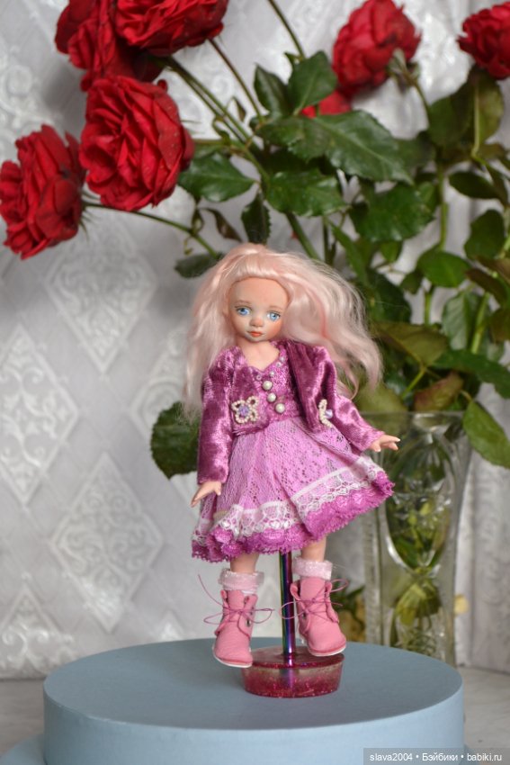 Шарнирная фарфоровая красотка 18см (фото 7)