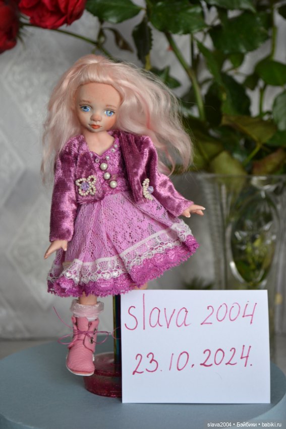 Шарнирная фарфоровая красотка 18см (фото 8)