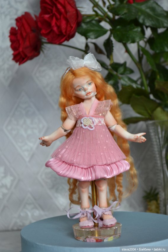 Шарнирная фарфоровая красотка 18см