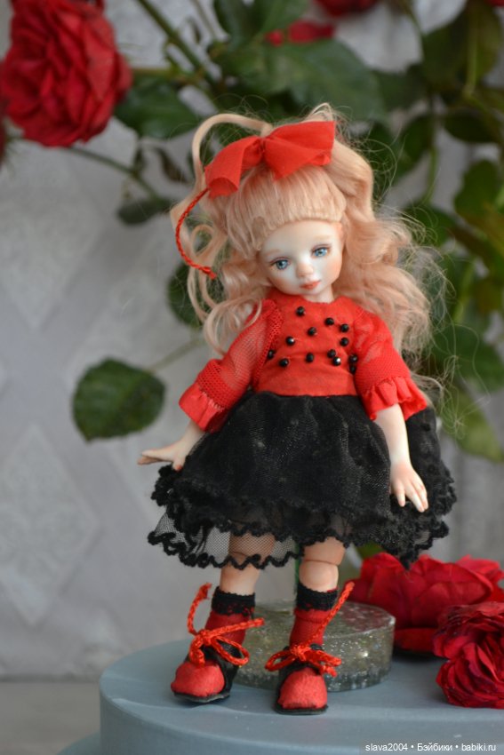 Шарнирная фарфоровая красотка 18см (фото 6)