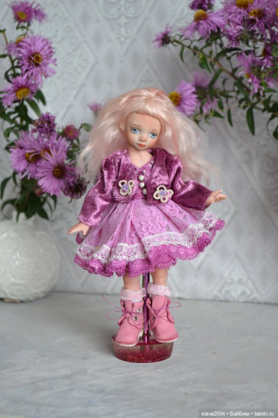 Шарнирная фарфоровая красотка 18см