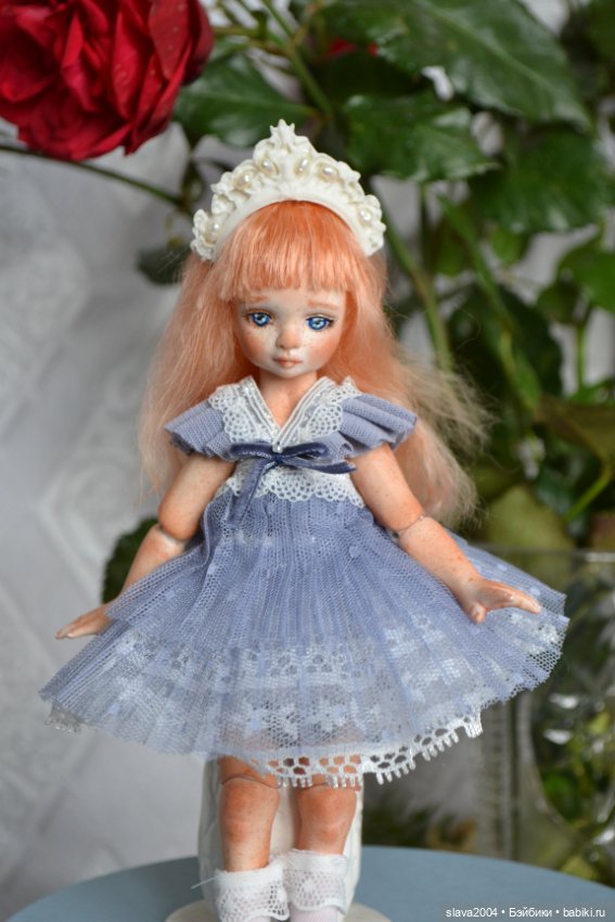 Шарнирная фарфоровая красотка 18см (фото 7)