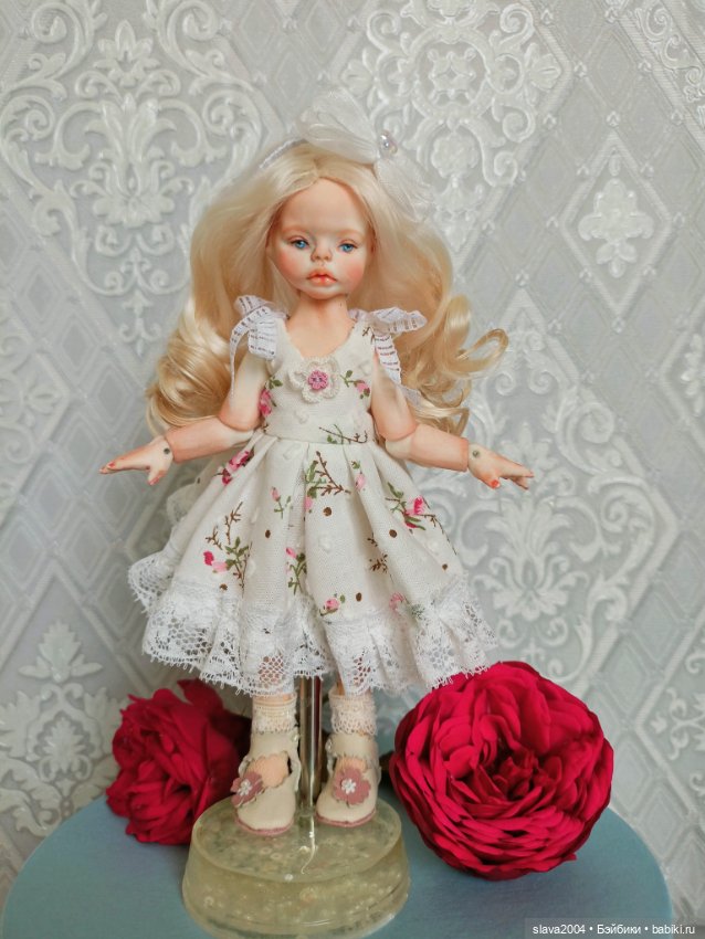 Шарнирная фарфоровая красотка 18см (фото 6)