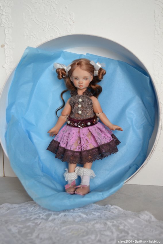 Шарнирная фарфоровая красотка 18см (фото 5)