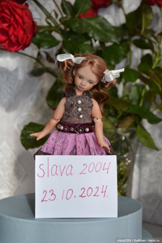 Шарнирная фарфоровая красотка 18см (фото 8)