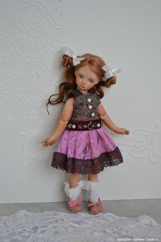 Шарнирная фарфоровая красотка 18см (фото 4)