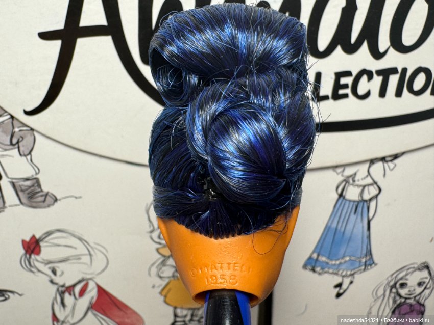 Голова Барби Сапфир 65-я годовщина (Силкстоун) (фото 6)