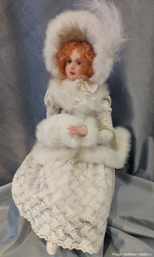 Зимняя барышня — Авторские куклы (фото 3)