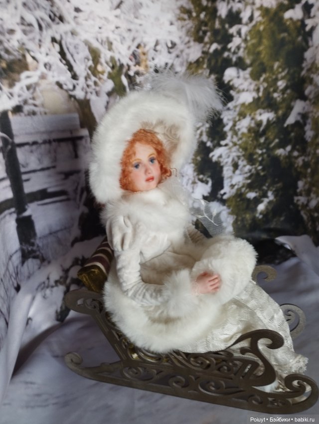 Зимняя барышня — Авторские куклы
