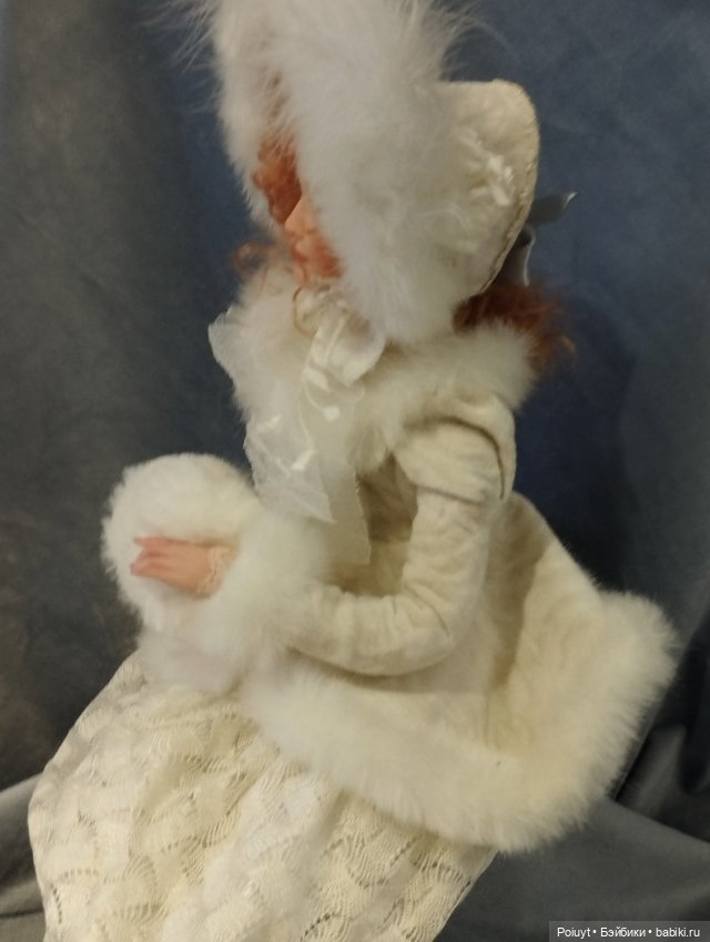 Зимняя барышня — Авторские куклы (фото 7)