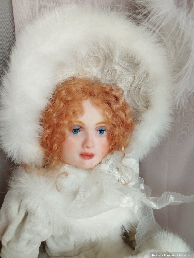 Зимняя барышня — Авторские куклы (фото 4)