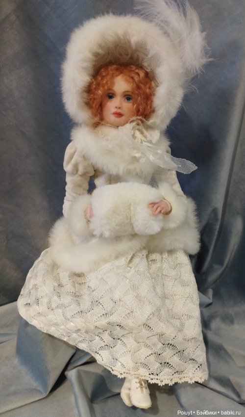 Зимняя барышня — Авторские куклы (фото 2)