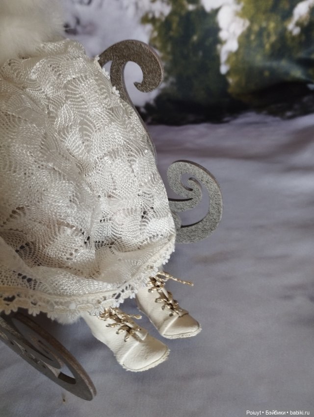 Зимняя барышня — Авторские куклы (фото 10)