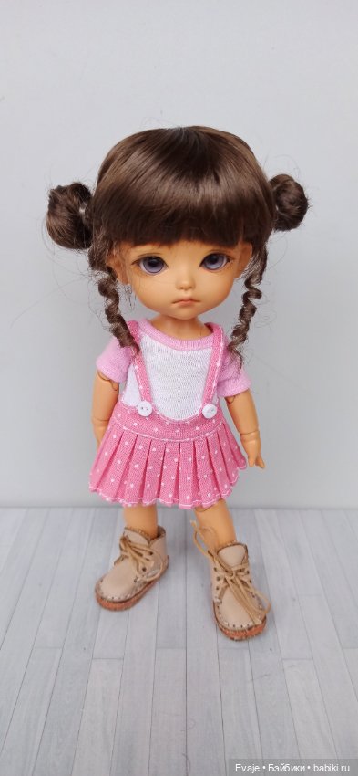 Парики 5-6" — Бобышки с локонами, 4 цвета (фото 8)