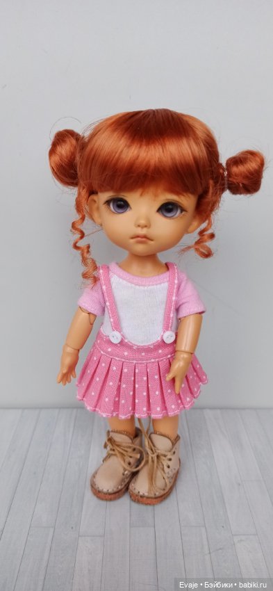 Парики 5-6" — Бобышки с локонами, 4 цвета (фото 4)