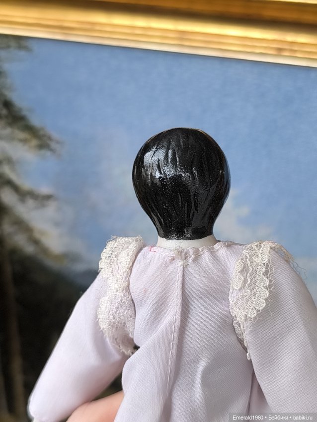 Фарфоровая бюстовая кукла (фото 5)