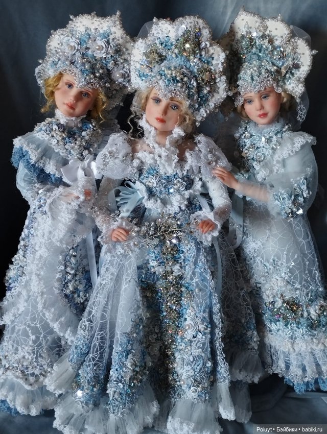 Снегурочка подружка — Авторские куклы (фото 4)