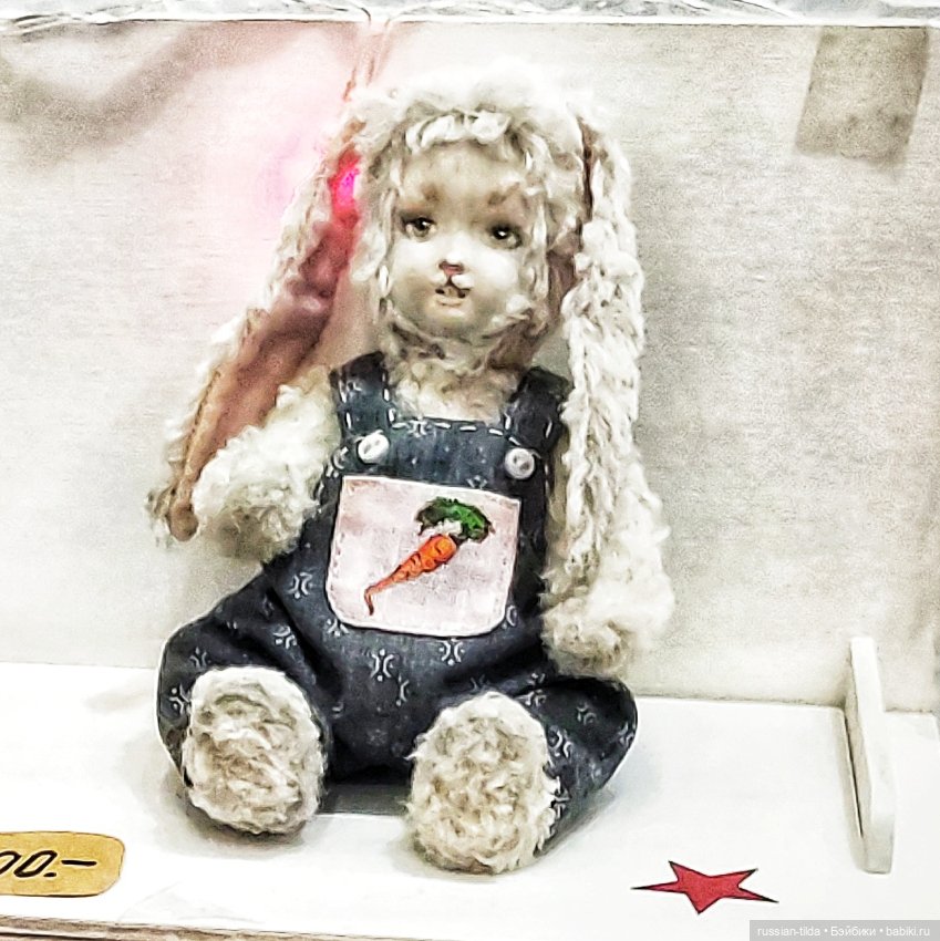 Зайка тедди-долл — Авторские игрушки (фото 3)