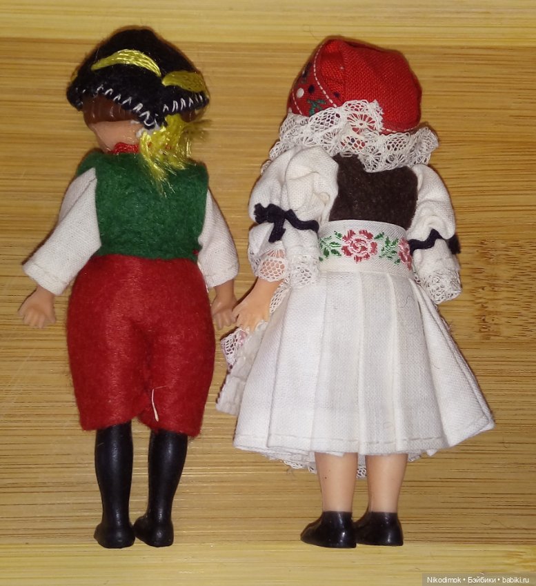 Винтажные новые куколки Lidova Tvorba