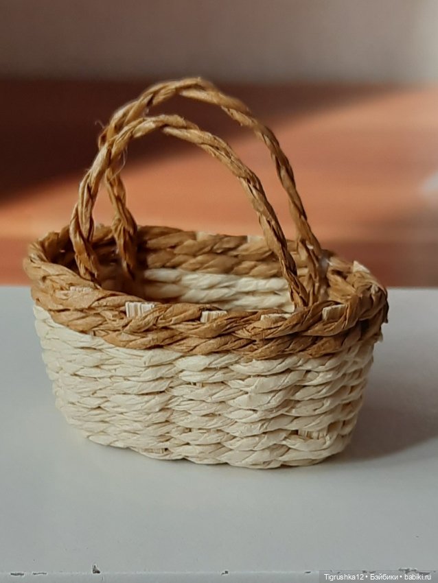 Корзинки #2 — Миниатюра для кукол (фото 3)