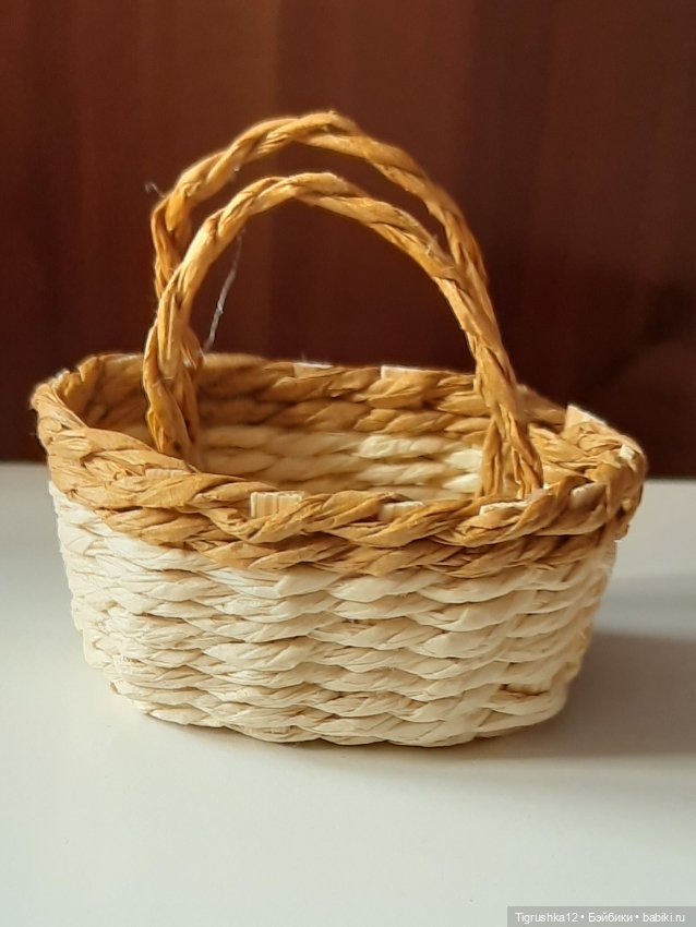 Корзинки #2 — Миниатюра для кукол (фото 2)