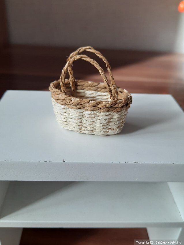 Корзинки #2 — Миниатюра для кукол (фото 5)