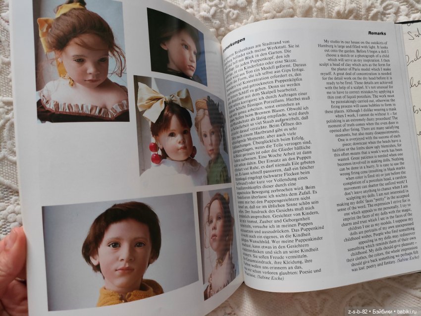 Очень красивый каталог фарфоровых кукол Sabine Esche (фото 2)