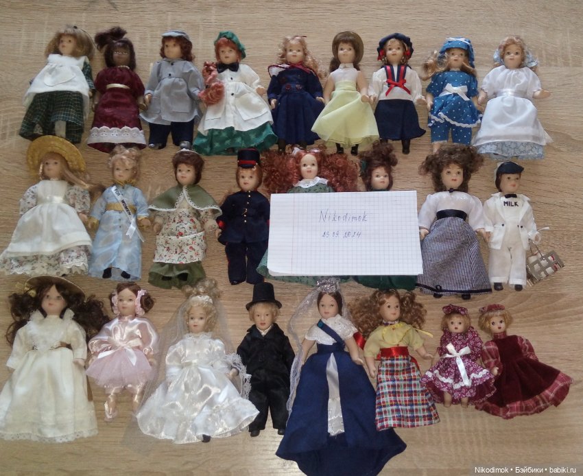 Винтажные европейские куколки